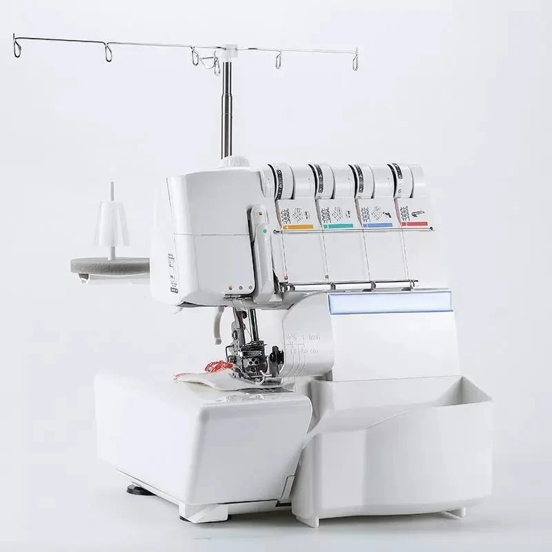 Household electric overlock sewing machine 2/3/4 thread, multi-functional interlock edge two-in-one