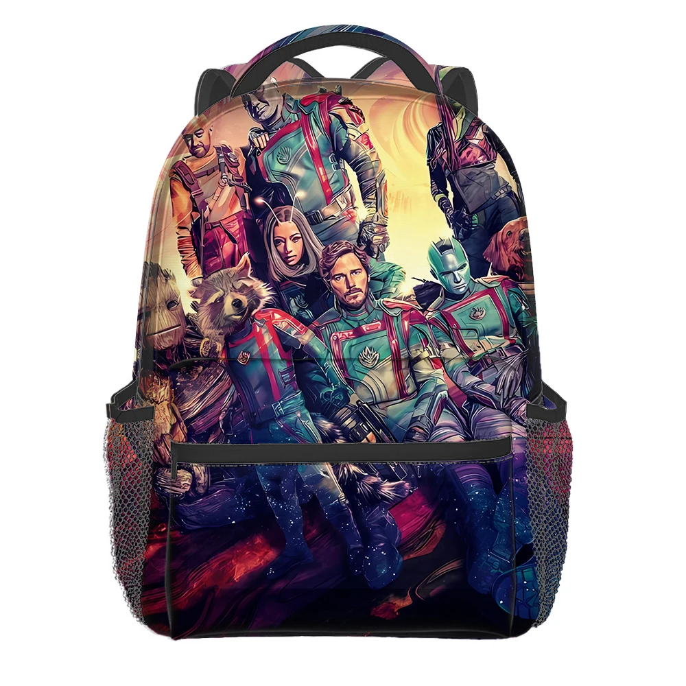 Avengers Knapsack Kid Marvel Heroes Spiderman Movie Anime Cartoon Print Backpack School Bag Supplies Office Storage Fashion Gift