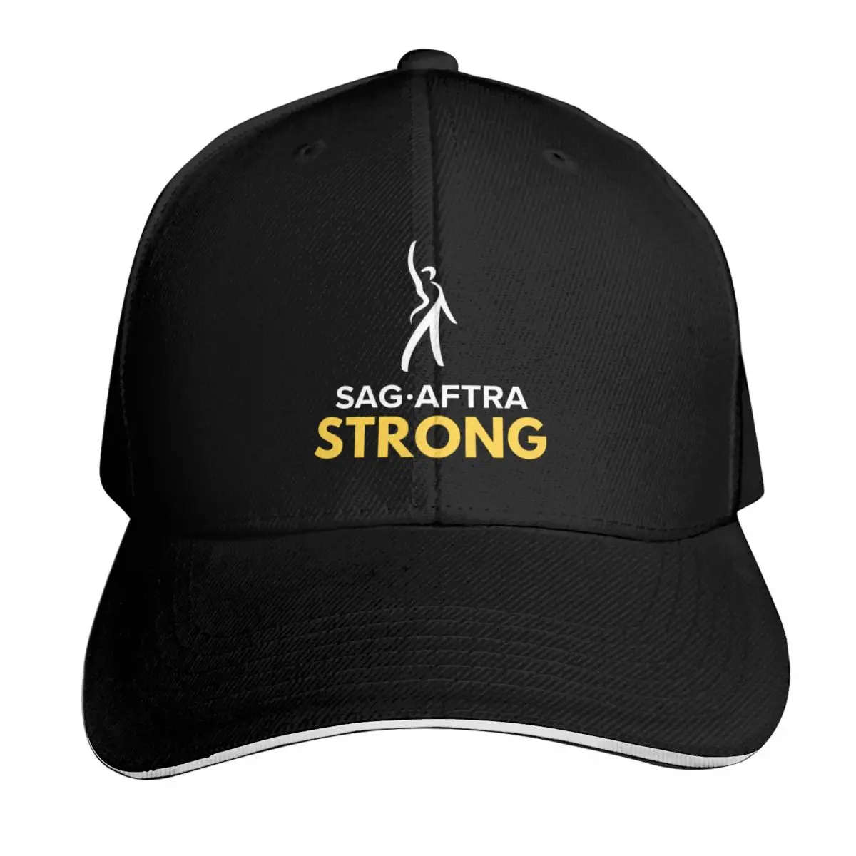 SAG-AFTRA STRONG I Stand With The WGA Baseball Cap Gift for Him Her Casual Daily Wear Quick Dry Performance