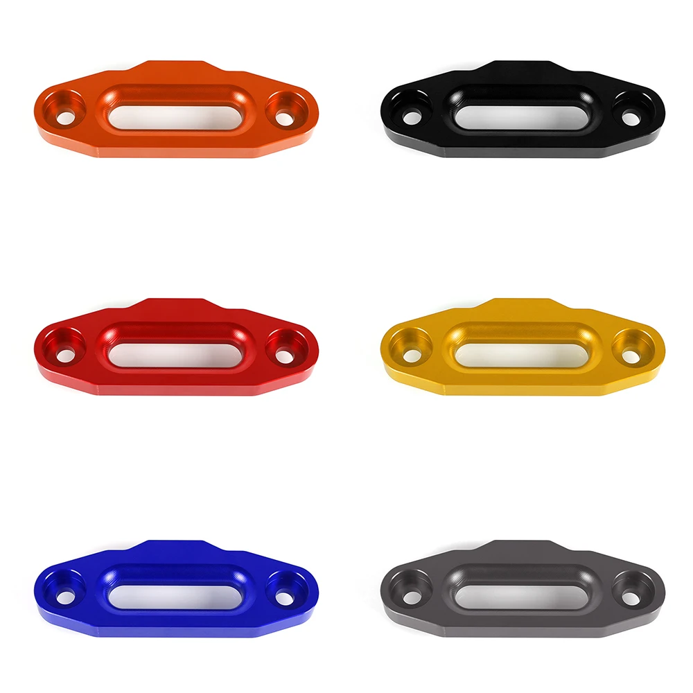 

For Off Road SUV ATV UTV For 7/8" INCH (124 MM) For 2000-3500 LBS ATV Winches Winch Rope Guide Silver Hawse Aluminum Fairlead