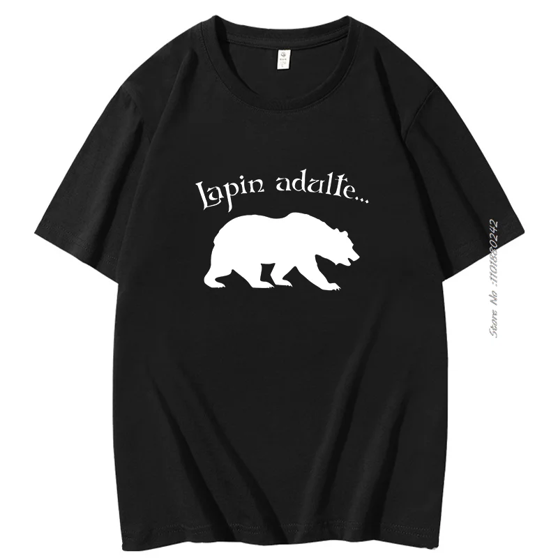 Забавные футболки Kaamelott с кроликом для взрослых мужчин и женщин, Повседневная футболка с коротким рукавом, Графические футболки для ТВ-фильмов, хлопковая футболка с коротким рукавом