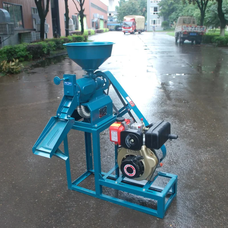 

Новая модель рисорезки и мельницы для риса с двигателем, производительность 180 кг/ч, мощность 7 л.с., производство Сычуань