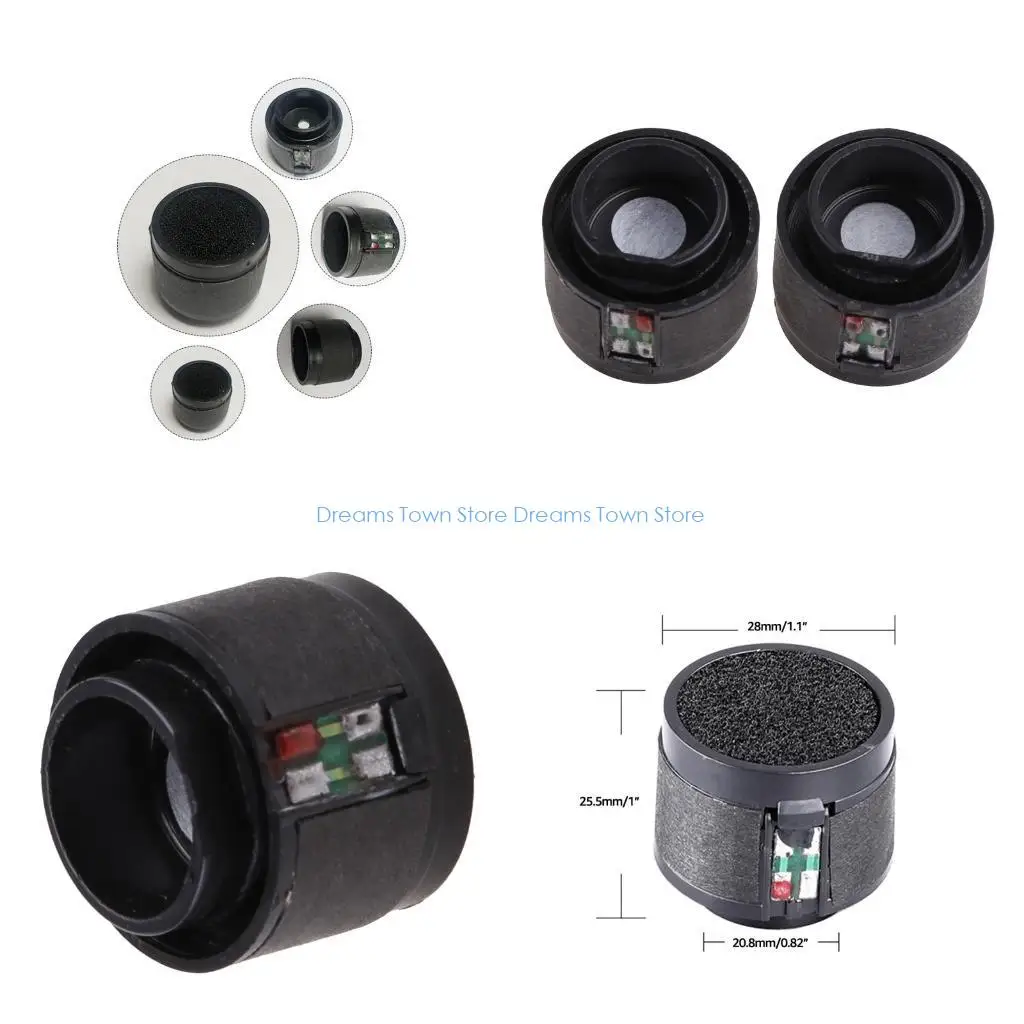 

HX6A 2pcs/set Dynamic Microphone Cartridge Capsul Recording Studio Microphone