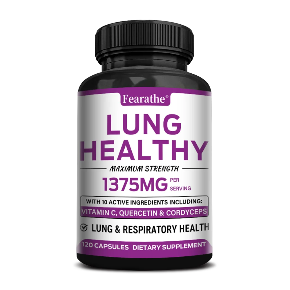 

Cordyceps Capsules - with Vitamins, Quercetin, Boosts Energy and Stamina, Enhances Memory and Concentration, Lung Health