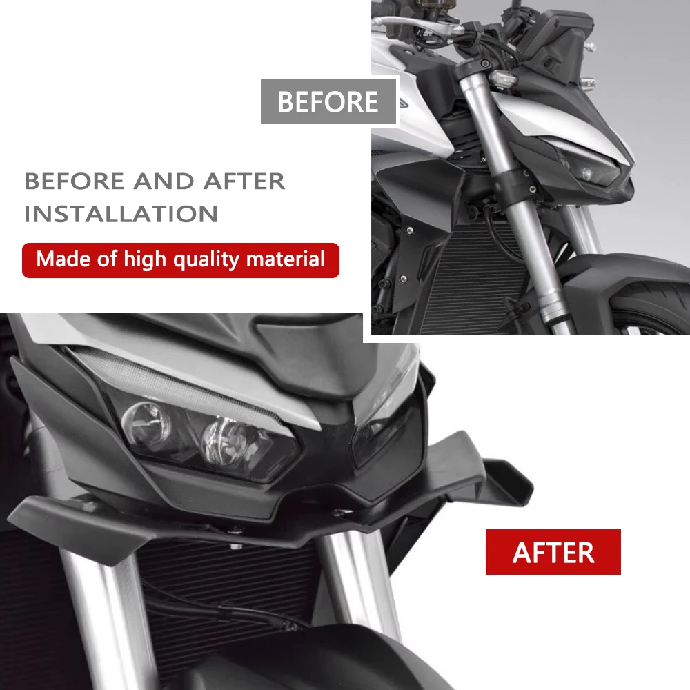 Moto Carenatura Anteriore Winglet Guscio Laterale Spoiler Copertura Spoiler Anteriore Per Honda CB1000 Hornet/CB1000 Hornet sp 2024-2025