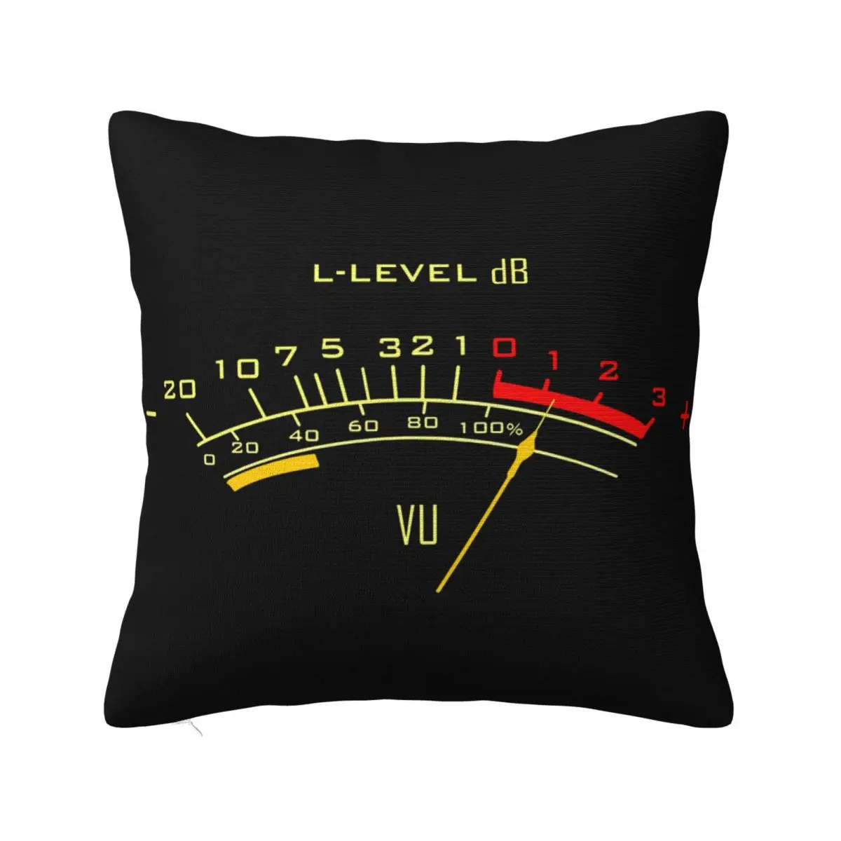 Vu Meter Sound Engineer Analog T Funny Black Vintage Gift Men Women Women Men Pillow Case