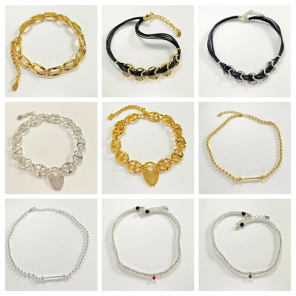 

Exquisite U-NO Metal Circle Leather Rope, Creative Necklace, Spanish Jewelry Gift, High Quality, Hot Sale,