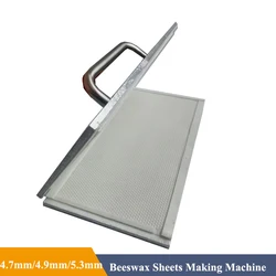 New Model Beeswax Foundation Machine Press Embosser Making Sheet Mold Beekeeping Cell Size 4.7mm 4.9mm or 5.3mm Optional