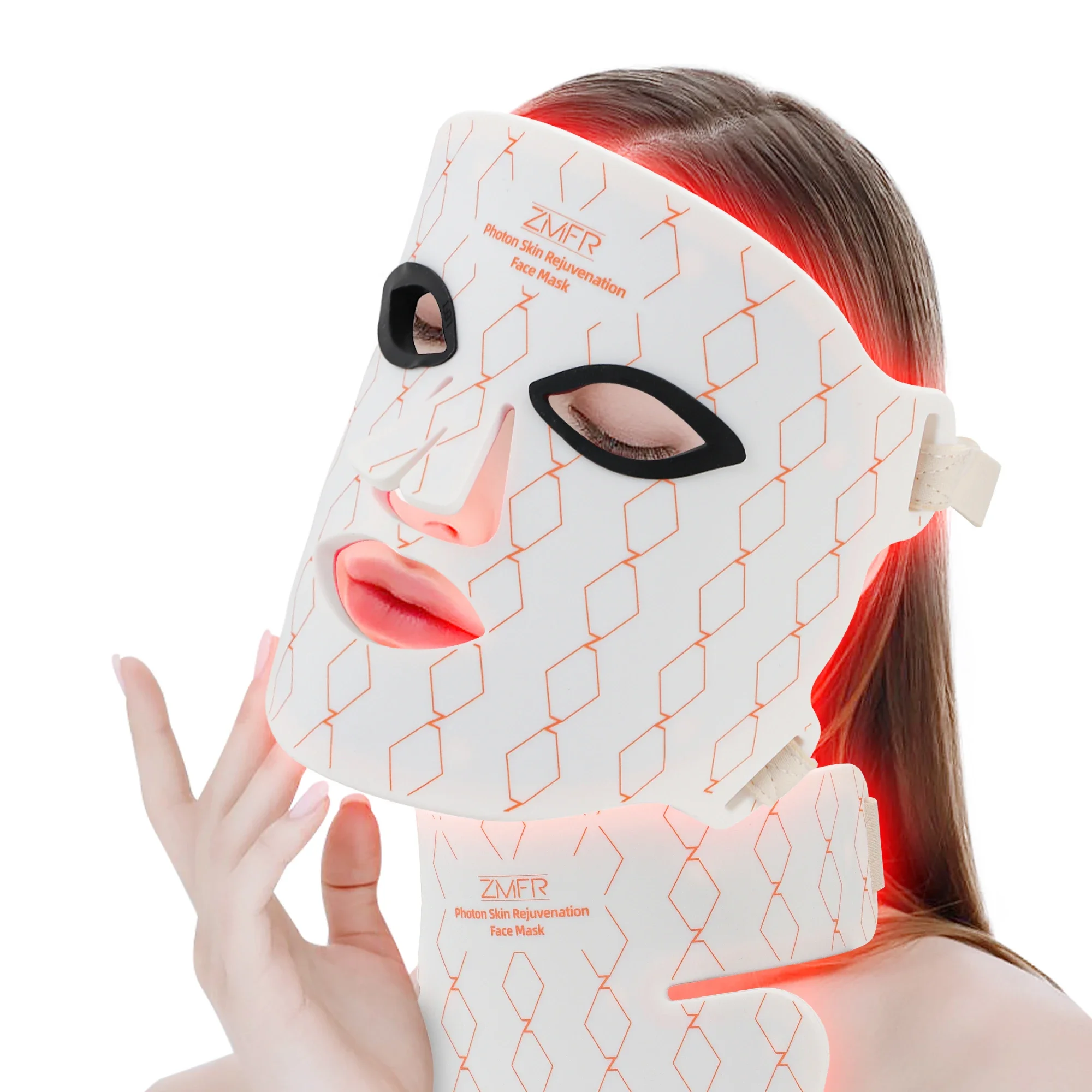 New Silicone Soft Red Led Therapy Light Face Mask Beauty Skin Care Facial Ledmask