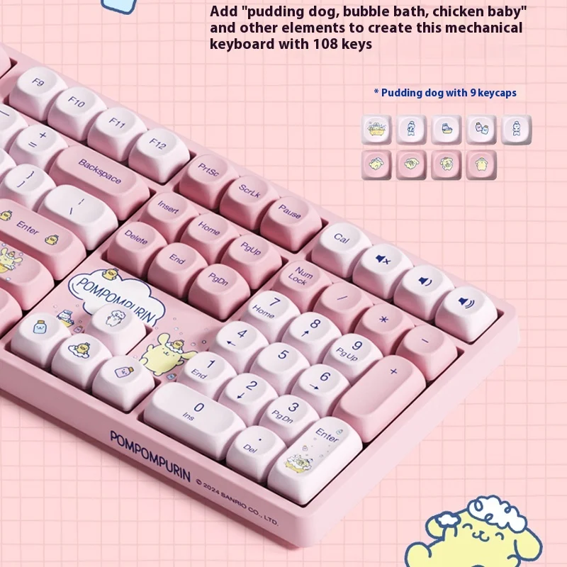 Imagem -04 - Teclado Mecânico sem Fio Akko Bluetooth Mode Rgb Ergonômico Personalizado E-sport Acessórios de Jogos para Meninas 5108b