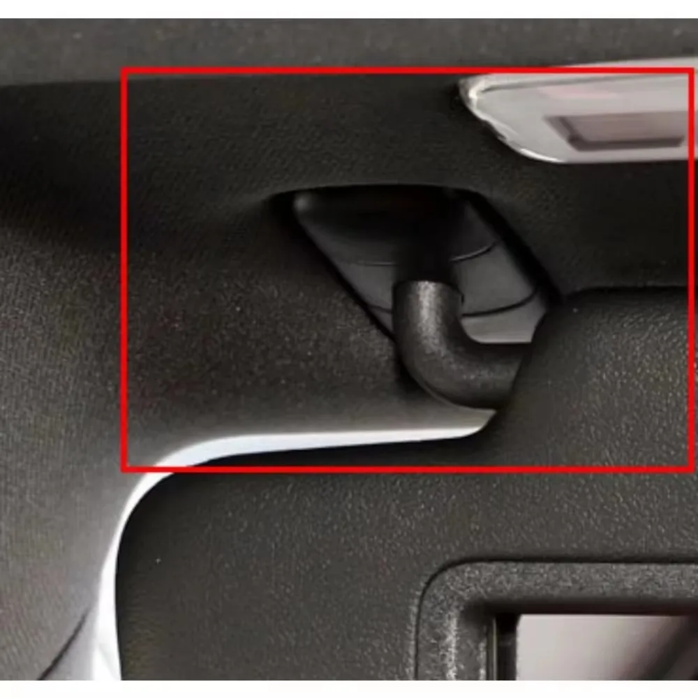 Auto Sun Visor Fixing Clip Rotation Shaft Black Beige for Porsche Macan 1pc Brand New 5G0857642D