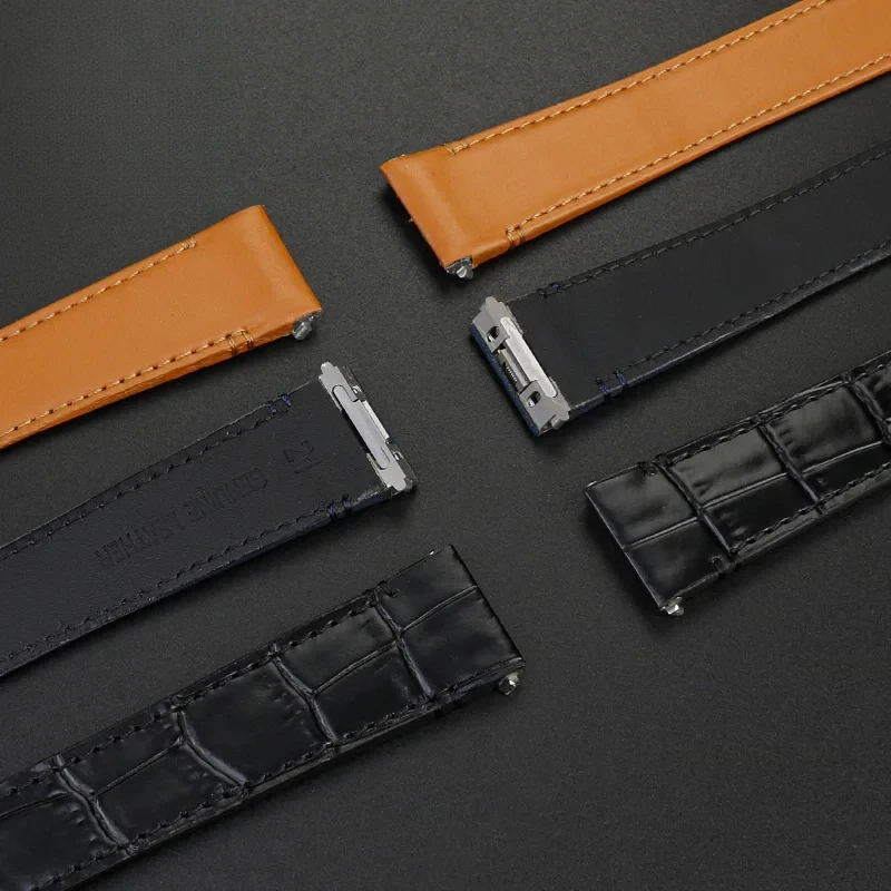 سوار 19 21 من جلد البقر كارتييه سانتوس wsa0010 wsa0021 حزام سريع التحرير للرجال والنساء