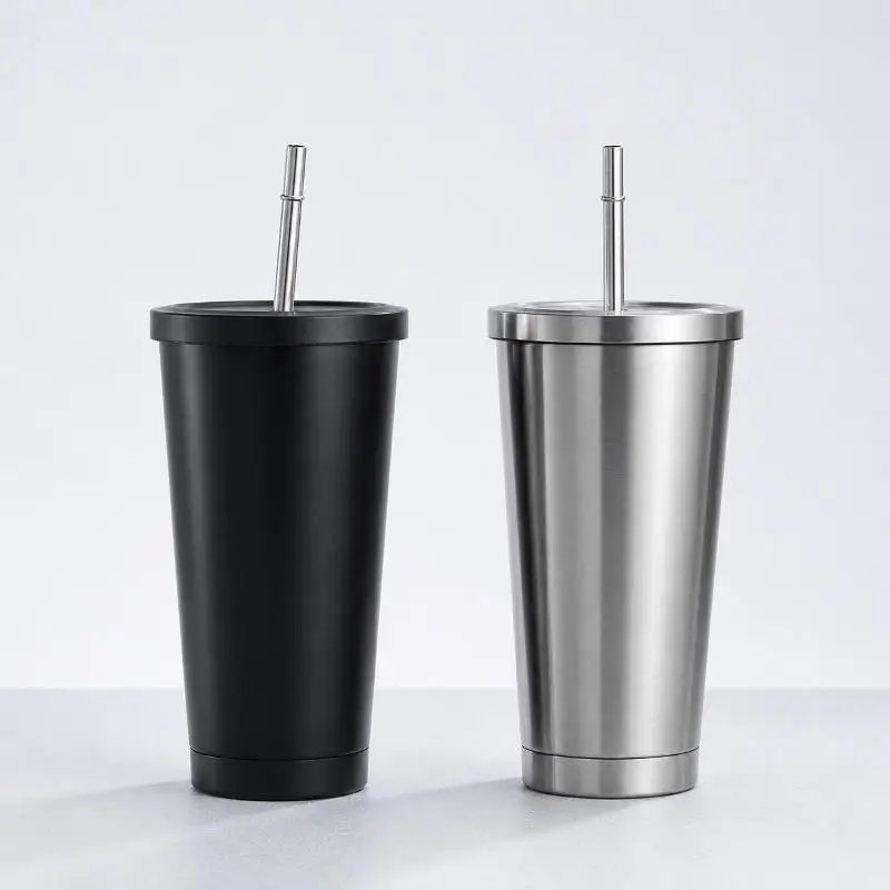 304 Stainless Steel Insulated Tumbler Large Capacity Coffee Cup With Lid Straw Travel Mug For Car Home Office Outdoor Use