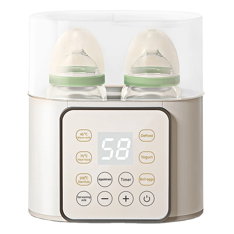 

2 BOTTLES baby bottle warmer milk warmer heating food thaw sterilization