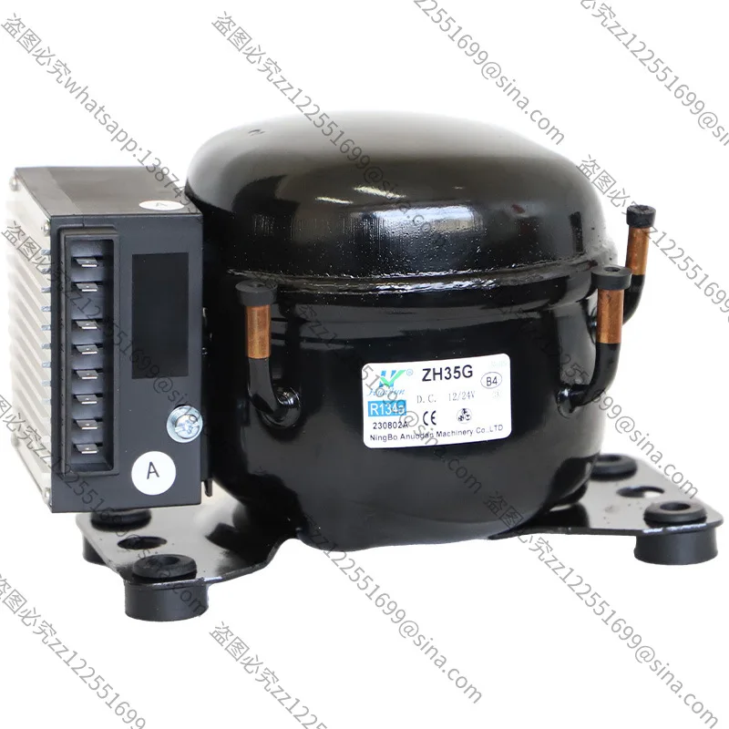 Suitable for ZH35G R134a LBP 88V Compressor 12~24V, for Car RV Refrigerator Freezer Display Cabinet
