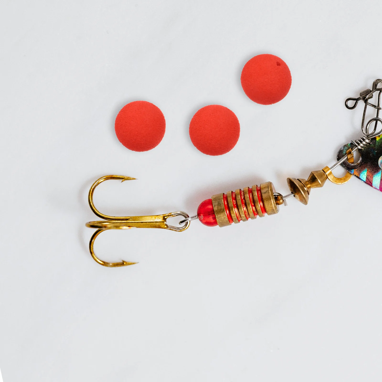 

Strawberry-flavored Fishing Beads Artificial Carp Baits Lure Feeder Equipment Lures for Pva Bass