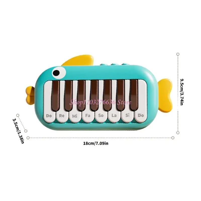 R6FD Kids Musical Learning Piano Toy With Multiple Sound Mode Safe Music Instrument