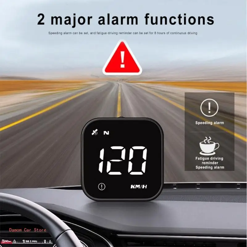 Auto G4S HUD-Head Up Display Digital GPS-Smart Speedometer Overspeed Alarm Meter