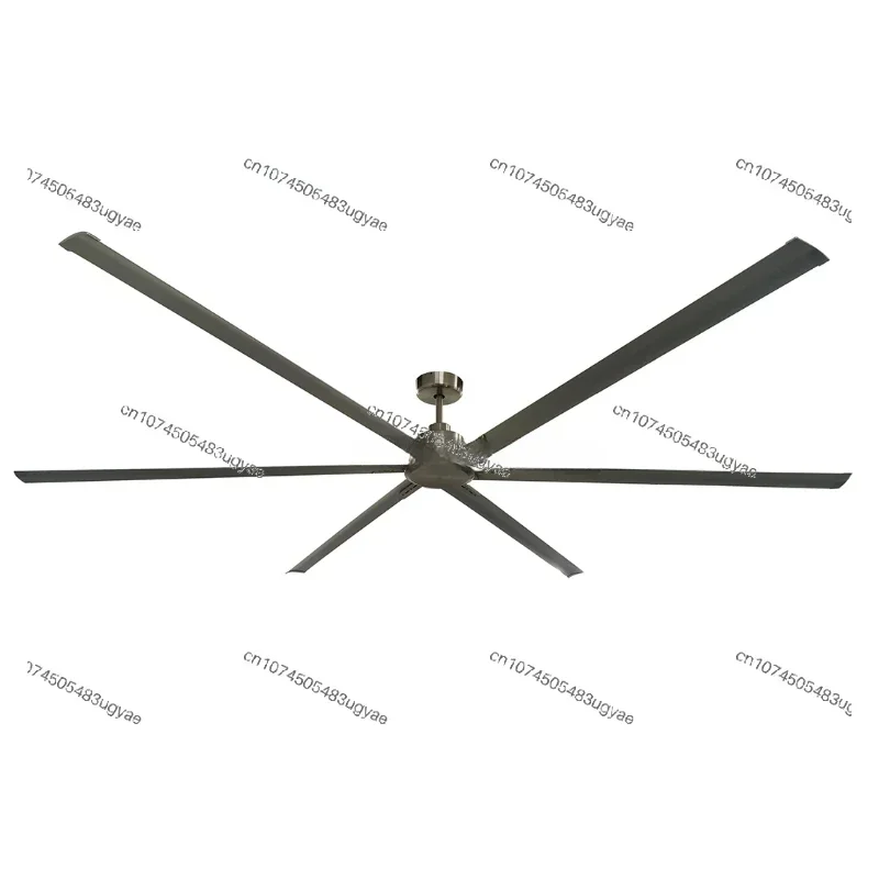 Industrial 120 inch big fan ceiling 6 aluminum blades dc motor large ceiling fan