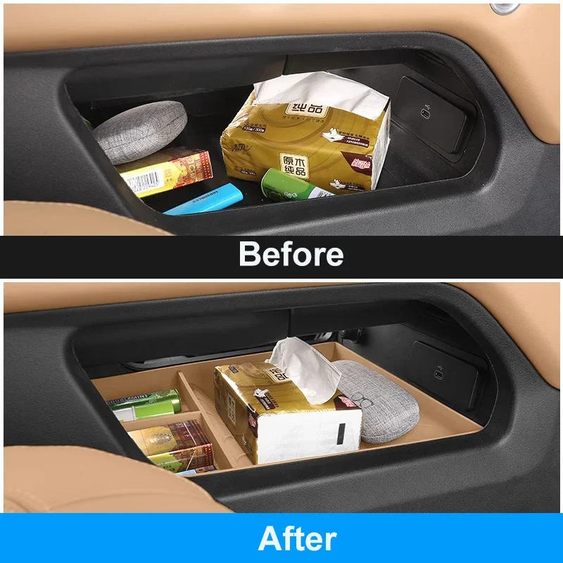 

Для Land Rover Defender 90\10 2025 года, нижний ящик для хранения центрального управления, специальный автомобильный силиконовый ящик для хранения