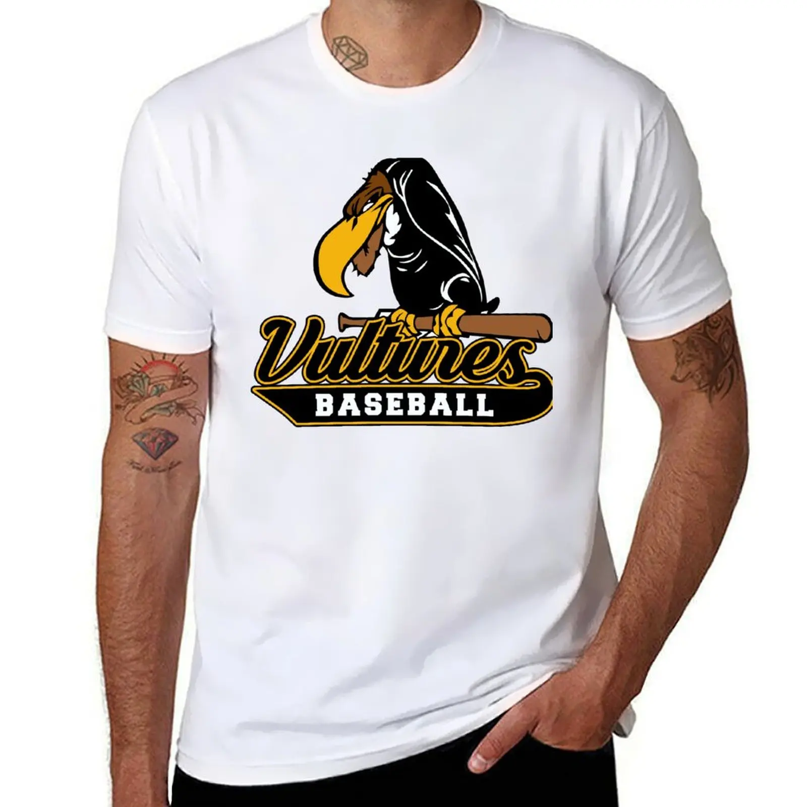 

Vultures Baseball Logo T-Shirt t shirts for man pack white anime tshirt t shirt custom print T-Shirt