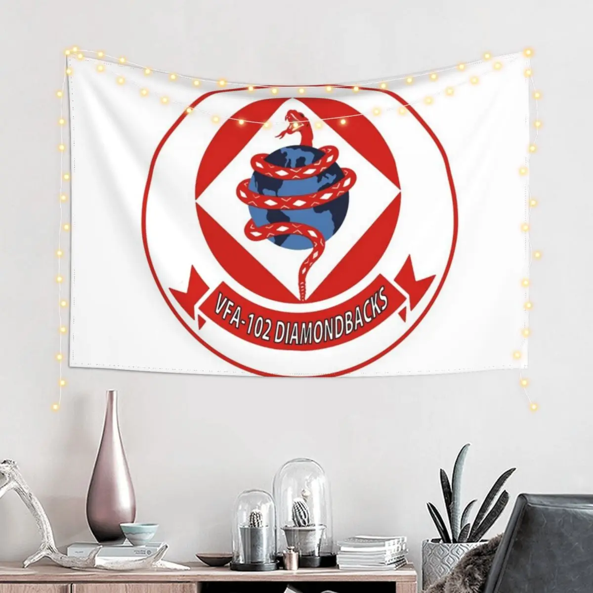 

VFA-102 Diamondbacks Tapestry Bedroom Decorations Wall Carpet Decoration Pictures Room Wall Tapestry