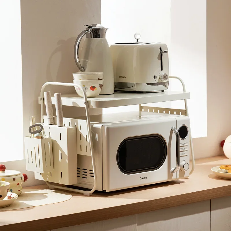 Microwave oven rack Kitchen oven rack Countertop Multifunctional hole plate Household rice cooker Pot Electrical bracket