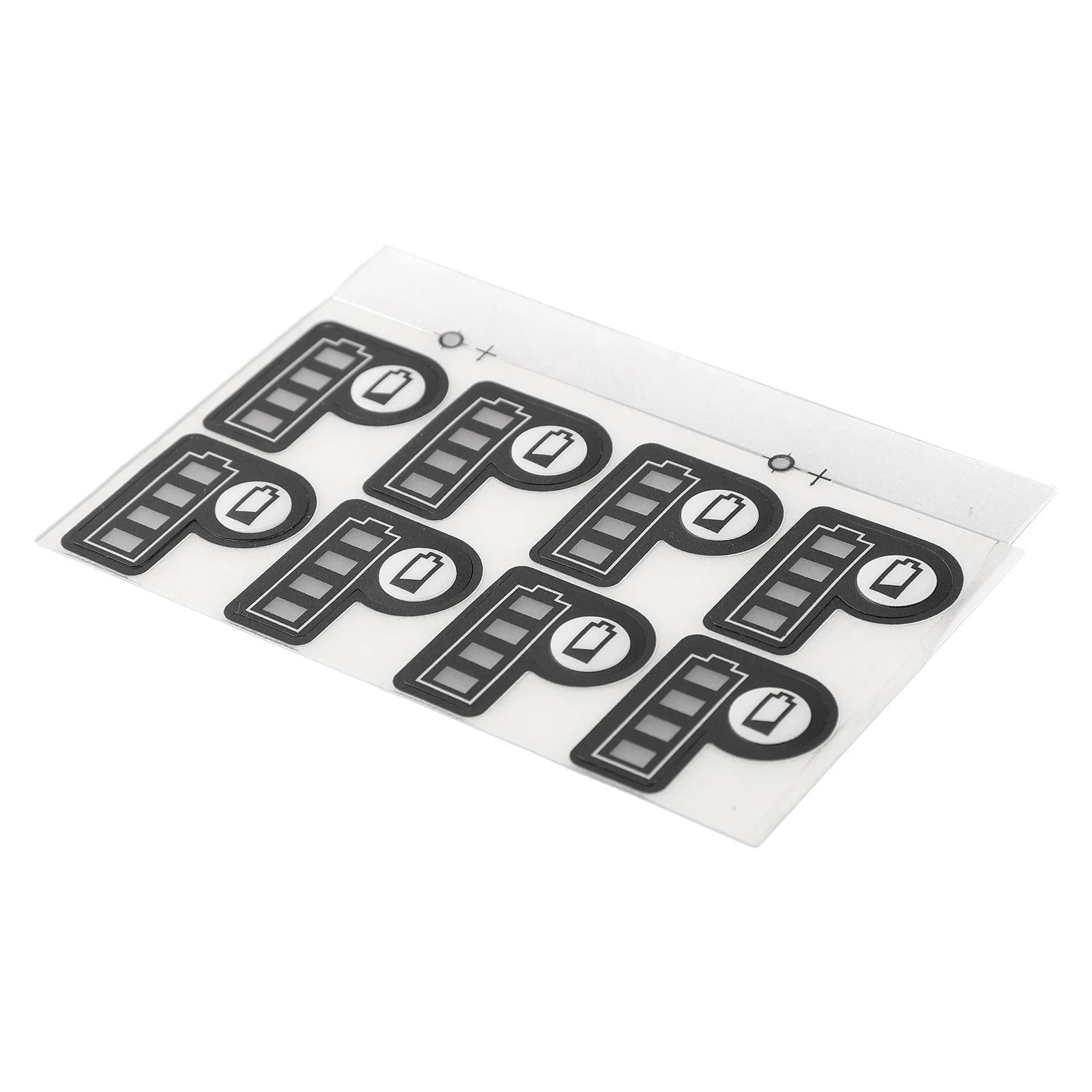 Pack of Ten Custom Fit LED Sticker Labels for Enhanced Visibility on Your Batteries (Compatible with Models BL1830/BL1430)