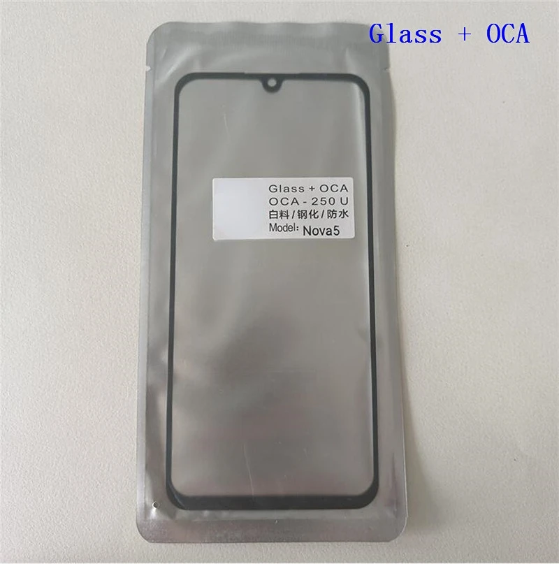 Outer Screen For Huawei Nova Plus 2 2S 3 3i 4 4e 5 Pro 5Z 5T Touch Panel LCD Display Front Glass Repair Replace Parts + OCA