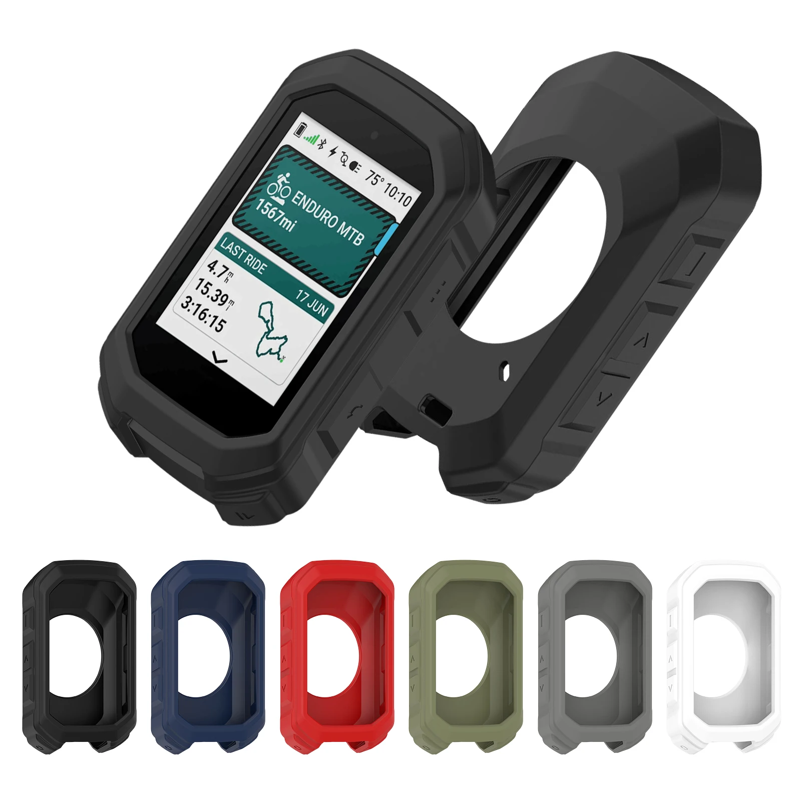 AliExpress ONM Silicone Case For Garmin Edge MTB Bicycle Computer Protective Cover Bumper Anti-collision Protector Shell Accessories