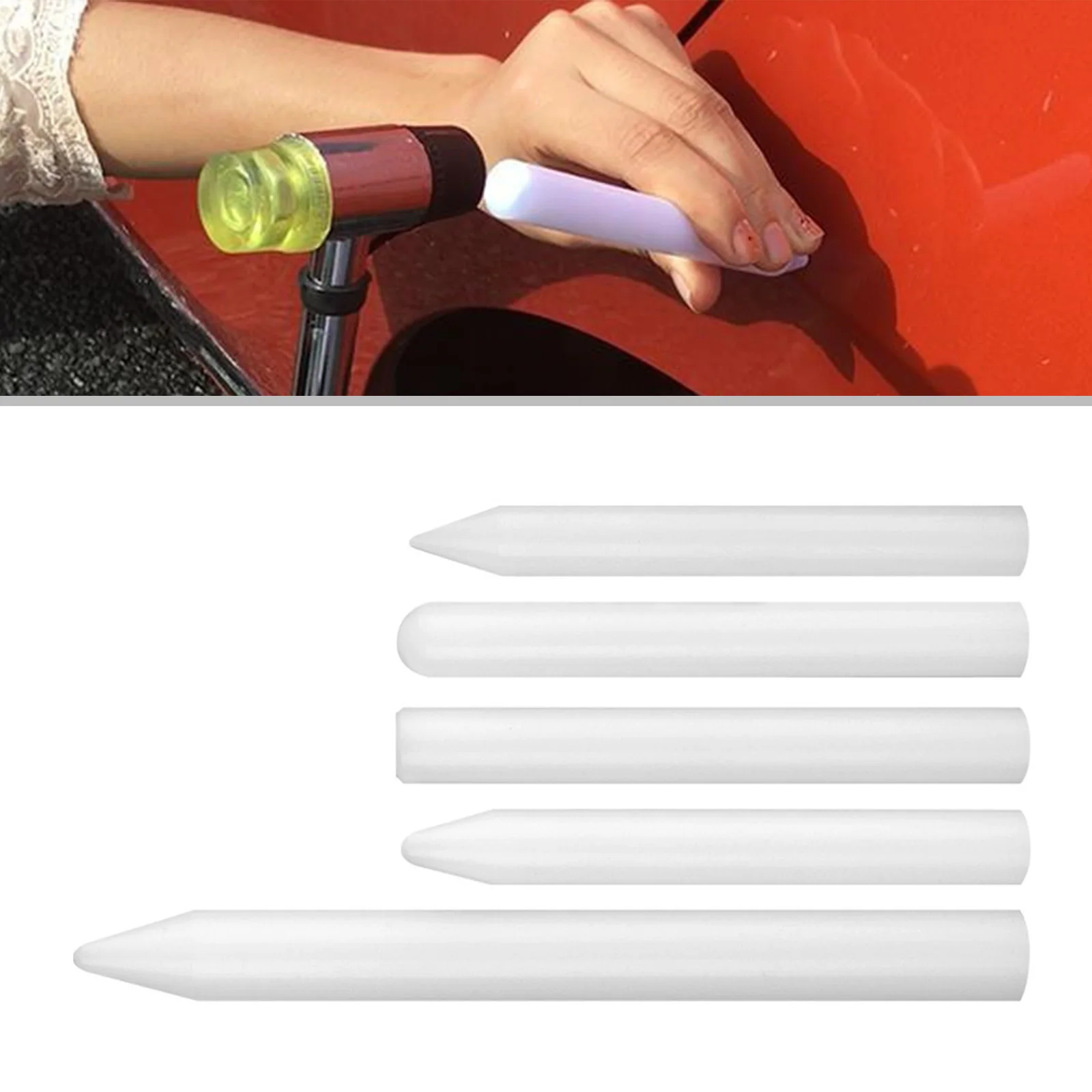 New Dent Removal Auto Repair Tool Car Dent Repair Kit White Nylon Pen Tap Down Pen Knock Down Tools