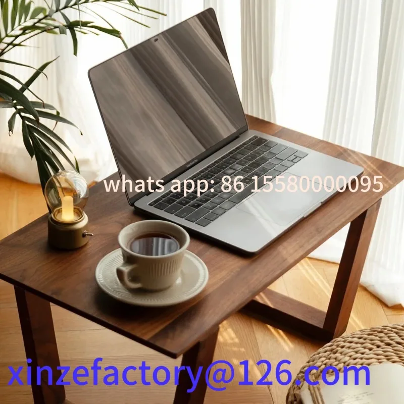 Konfigurowalny stolik do herbaty z litego drewna w stylu nordyckim, japoński stolik kawowy tatami, minimalistyczny stolik boczny na balkon