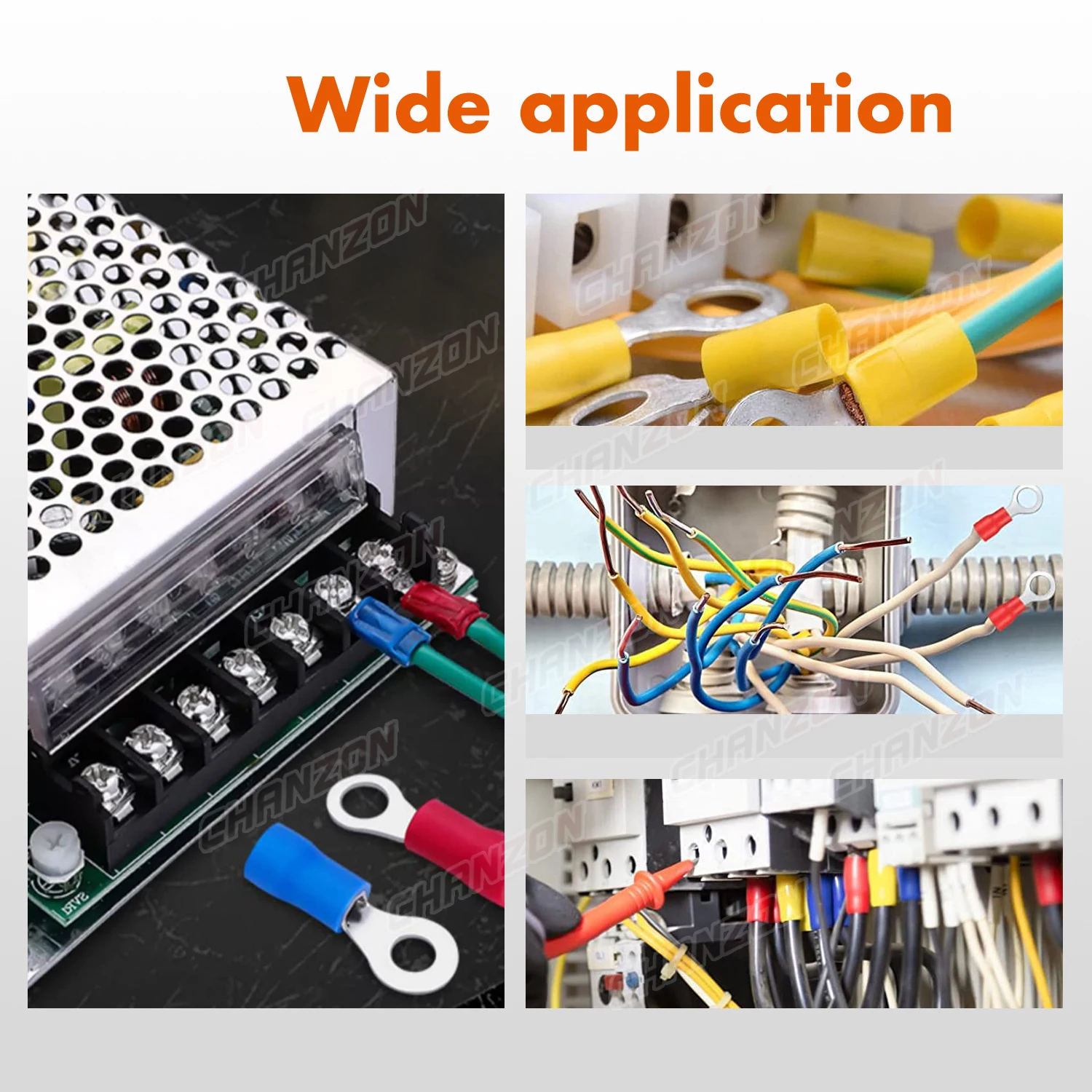 60/210PCS Rv1.25 Rv2 Rv5 Isolierte Ring Crimp Draht Anschlüsse Kit Elektrische Verdrahtung Crimpen Kabel Werkzeug Terminal rot Blau Gelb – Detail 9