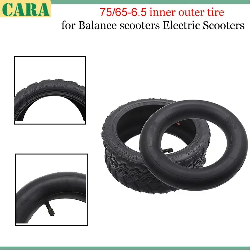 Thickened Tires 75/65-6.5 Inner Tubes Outer Tyre for 10-Inch for Balance Car Electric Scooter Pneumatic Tires