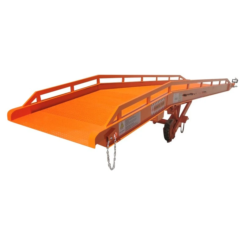 Container unloading lifting platform, new hydraulic boarding bridge, movable hydraulic