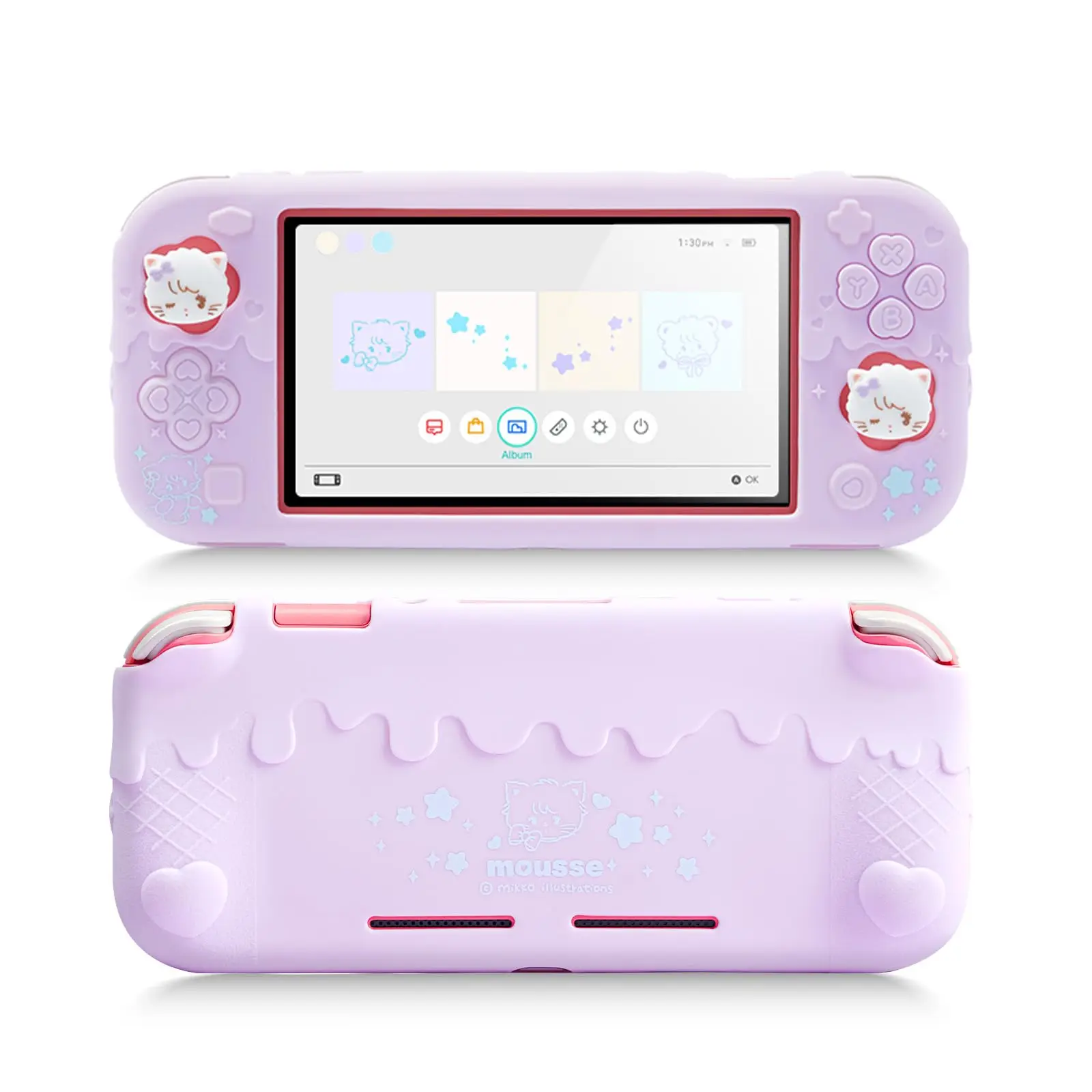 GeekShare Mikkoシリコン保護シェル Switch Lite対応、スイートソフト