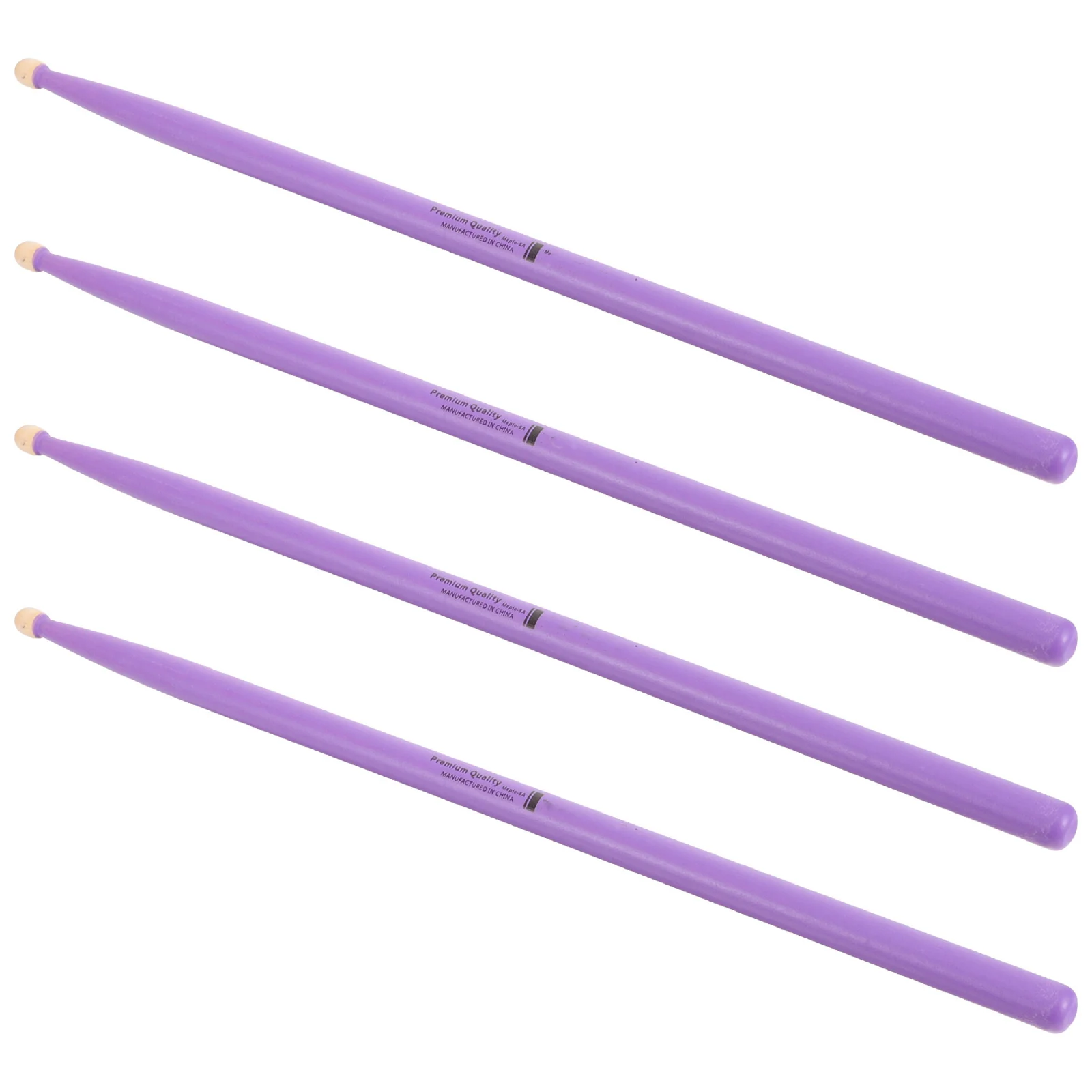 

4pcs Maple Wood Drumsticks Lightweight Durable Non-Slip For All Drum Styles Beginners Kids Practice Percussion Instrument