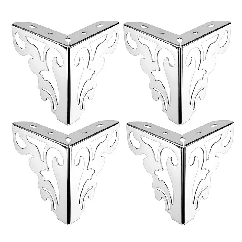 

ABWP-4-Piece Set Of Metal Furniture Legs And Feet Modern Sofa Cabinet Legs Patterned Metal Sofa Feet