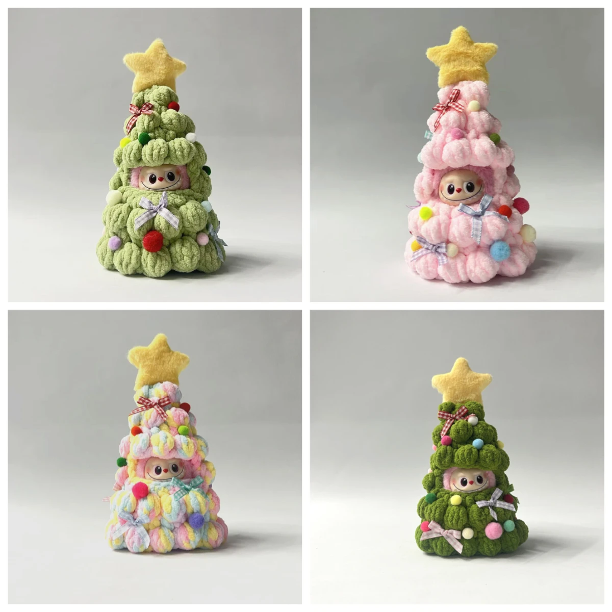 Conjunto de ropa Labubu de 10cm, disfraz de árbol de Navidad, ropa bonita de Labubu 4,0, accesorios para muñecas, regalo de Navidad sorpresa