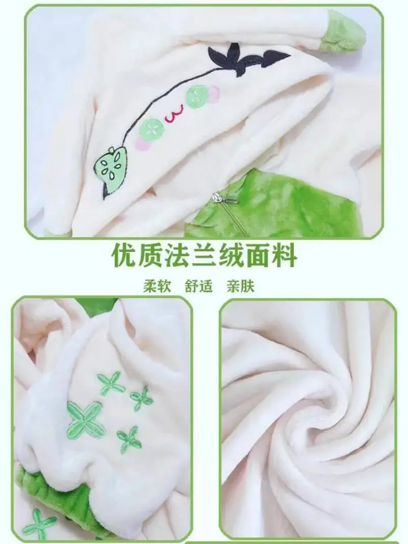 Gioco Cosplay Nahida Flanella Autunno Inverno Cartoon Home Costume Uomo Donna Tuta Coppie Pamas