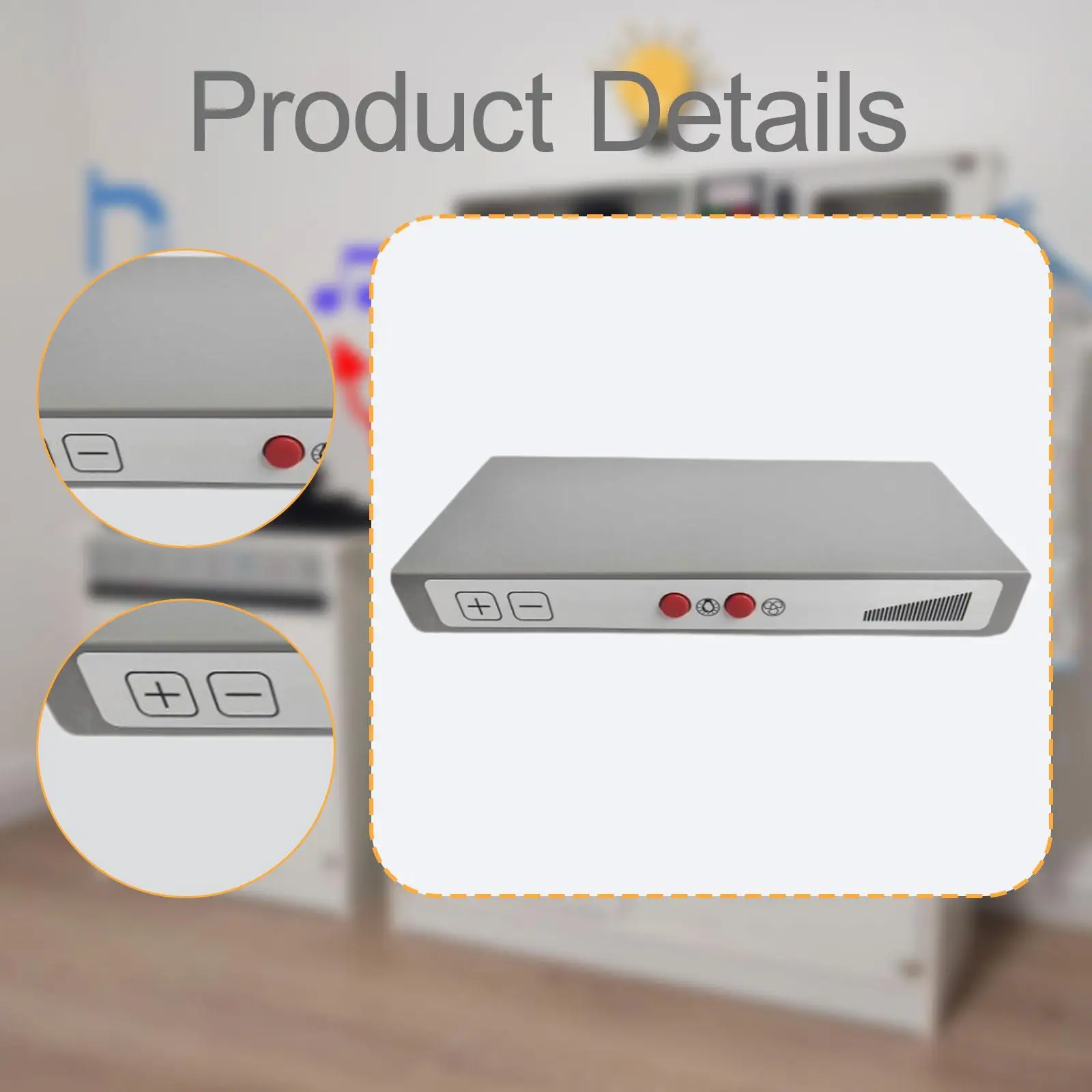 Kinderen Fantasiespel Keukenafzuigkap 10,2x4,3x1,4inch Accessoire Lichtgewicht met