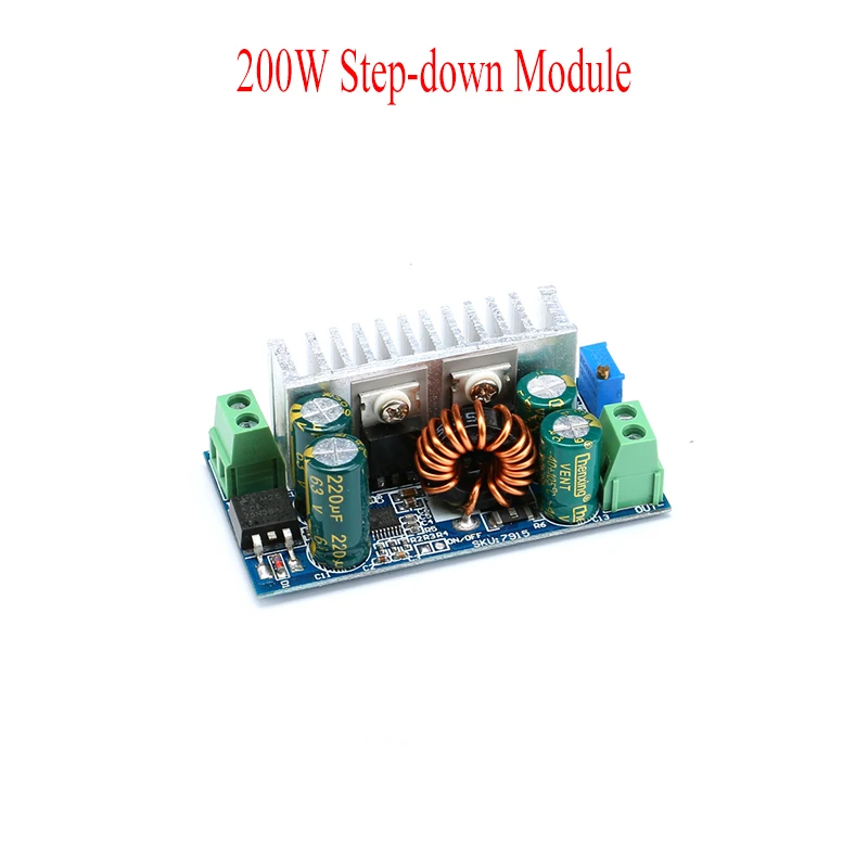 200W DC-DC Power Supply Module Adjustable 70 x 38 x 31mm Step-down Module