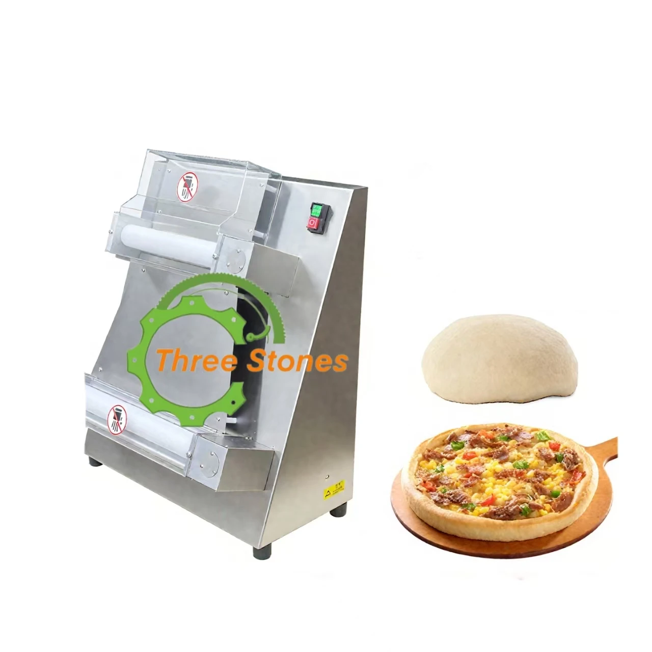 

Commercial 220V Bakery Shaper Machine Pizza Maker & Dough Roller Sheeter for Grain Products with Core Motor Component