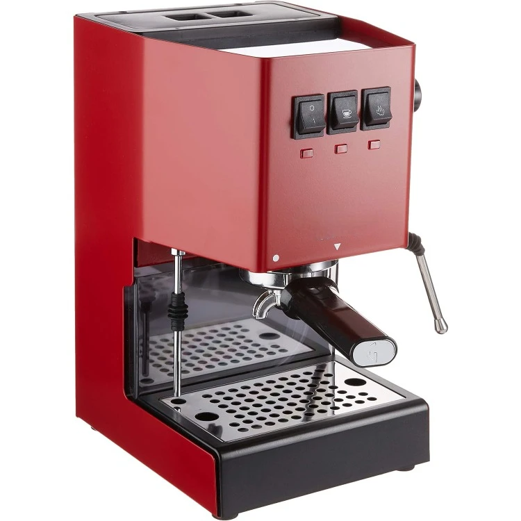 Classic Pro Espresso Machine,1.3liters, Cherry Red