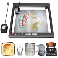 ACMER P2 33W Laser Cutter Engraving at 30000mm/min Ultra-silent Auto Air Assist 0.01mm Engraving Accuracy, App Control 420*400mm