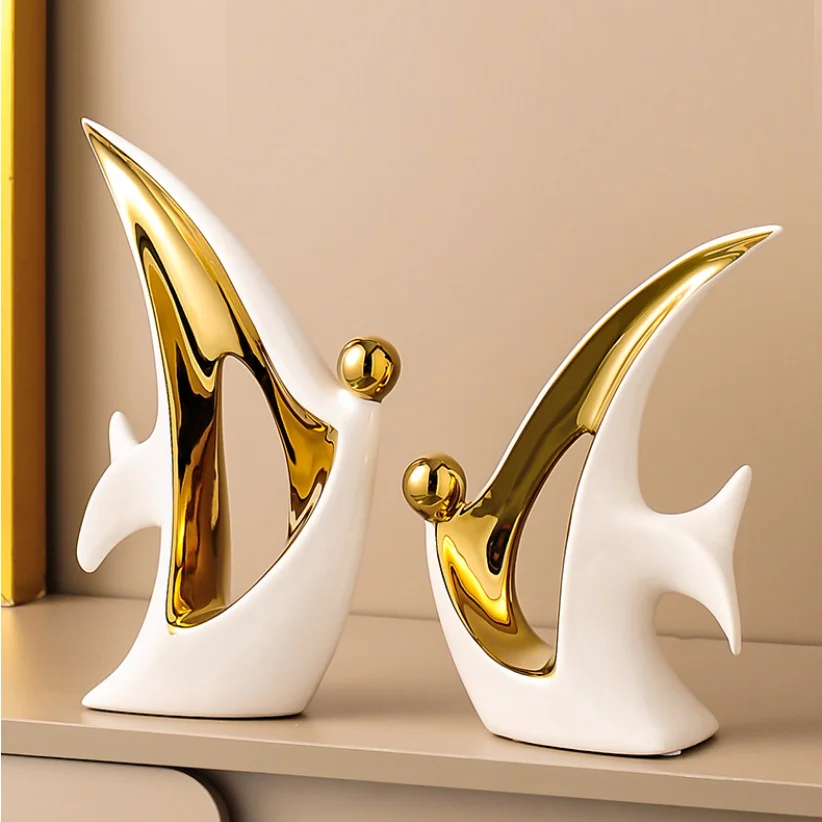 Home Decoration Luxury Statues Simple Style Holiday Decorations TV Cabinet Wine Cabinet Office Desk Accessories