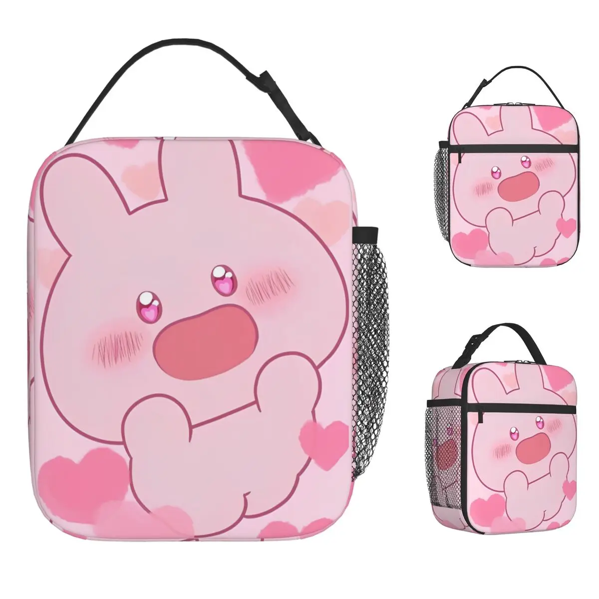 

A-Asamimichaans Cute Lunch Bag Leisure School Portable Zipper Thermal Tote Handbags For Women Waterproof Custom Cooler Bag
