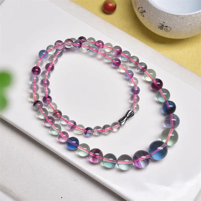 6-12mm-natural-fluorite-necklace-fashion-crystal-gemstone-jewelry-reiki-healing-holiday-gift-for-women-1pcs