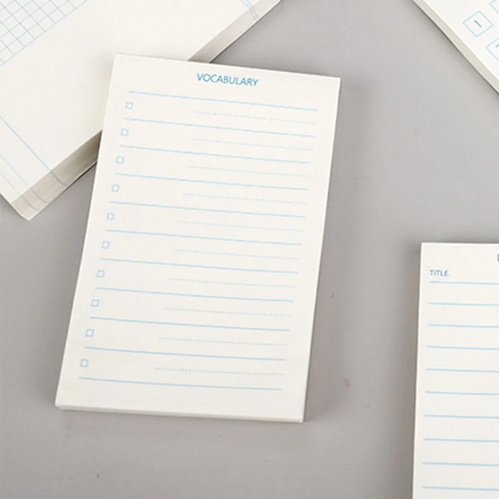 12pcs Portable Memo Pads Compact Notepad Small Writing Notebooks Smooth Paper Bright Color Grocery List Tearable Tabs Vocabulary