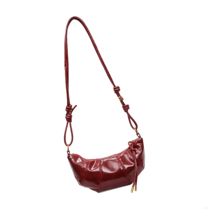 

Women Commuting Bag Dumplings Bag Trendy Shoulder Bag PU Leather Crossbody Bag 20CA